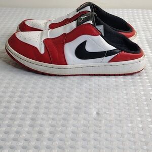 Air Jordan 1 Mule Golf Chicago Red White Black Slip-On Sneakers Size 8